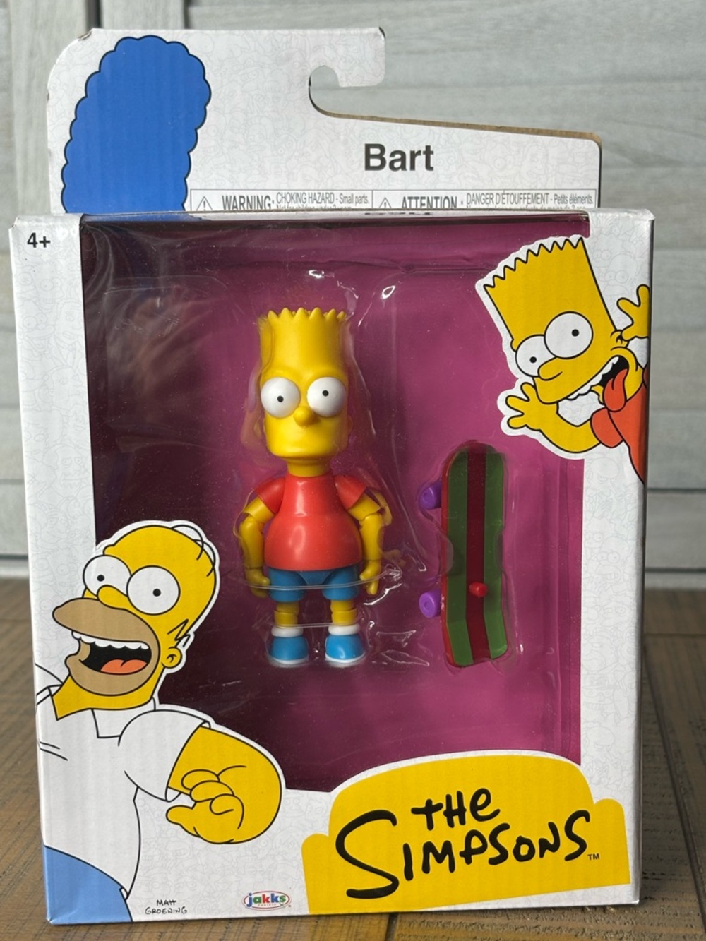 The Simpsons Bart Simpson 2.5" Figure Jakks Pacific 2024 New In Box